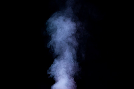 Colorful Smoke on Black Background