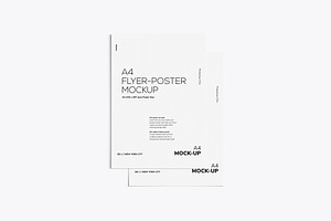 A4 Flyer - Poster Mockups Bundle