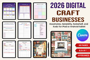 2026 Digital Planner for Craft, a Stationery Template by Designmela01 (Thumbnail 1 of 7)
