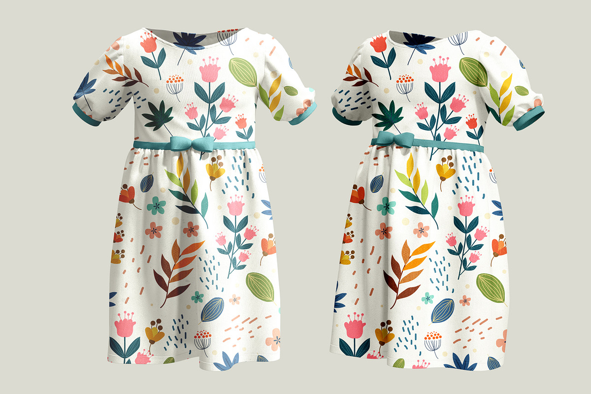 Kids dress mockup, an Advertising Mockup by PudraART (Photo 6 of 6)