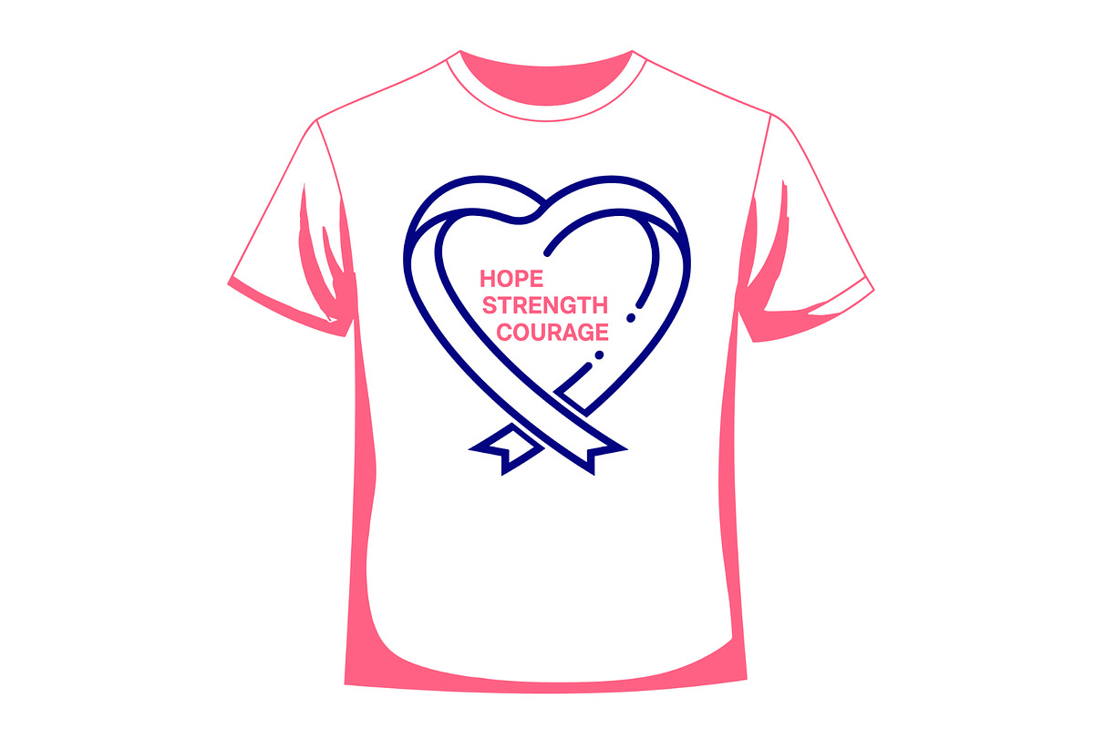 Cancer Awareness T Shirt Design Set, a Healthcare Illustration by balal (Photo 17 of 30)