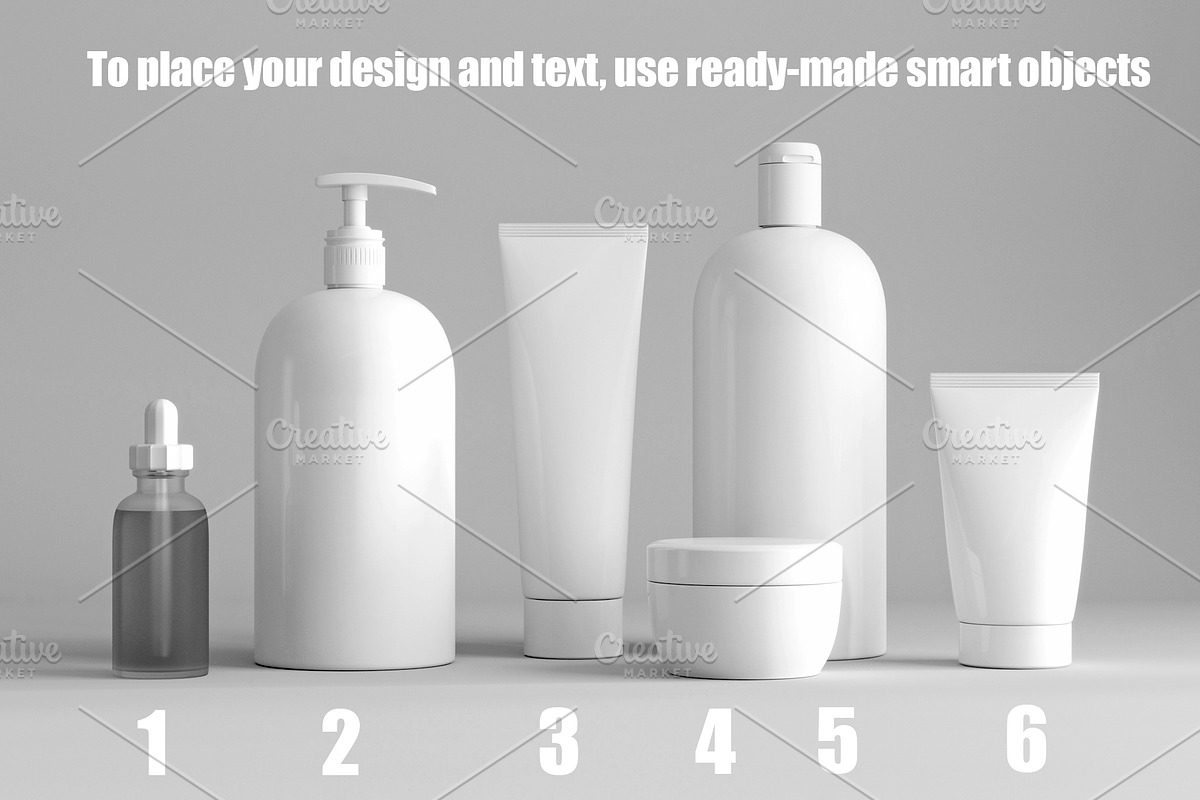 Cosmetic bottles mockup SALE, a Mockup by Radmila (Photo 3 of 3)