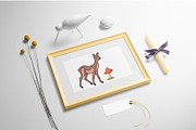 Woodland Animals Digital Stamps, a Graphic by Favorites_Art (Thumbnail 12 of 17)