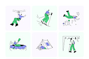 300 People and Places Illustration, a Person Illustration by Creative Stall (Thumbnail 11 of 21)