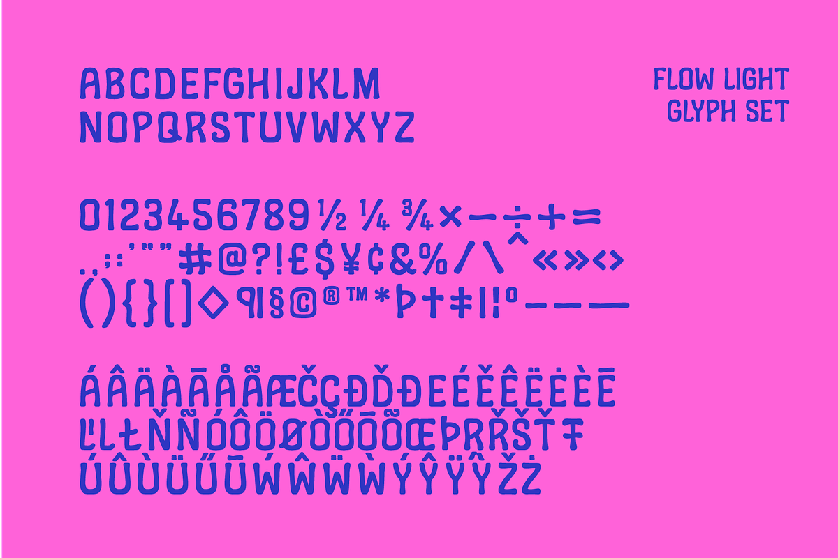 Flow Font Family, a Font by Hemphill Co (Photo 11 of 11)