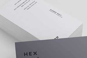 HEX Business Card Template