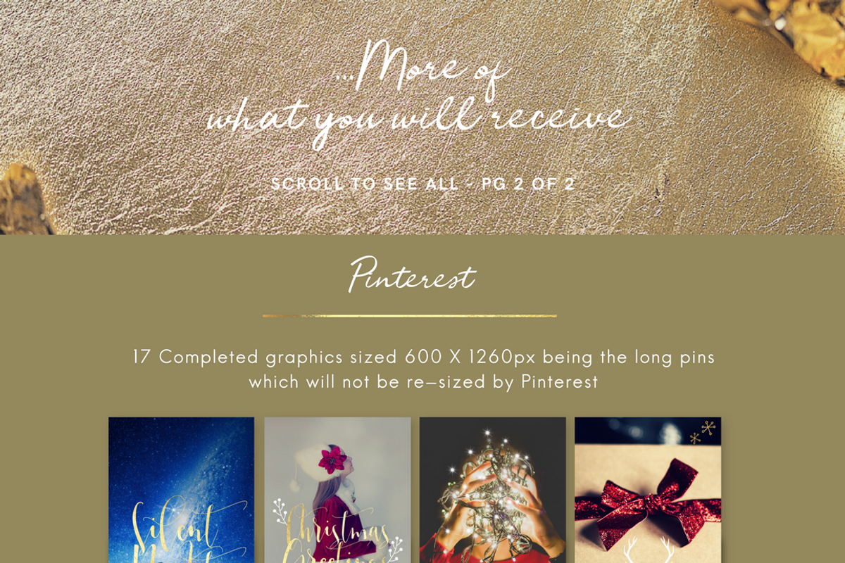 HUGE SPARKLY CHRISTMAS MEDIA SET, a Background Graphic by Illumineer Media & Design (Photo 12 of 14)