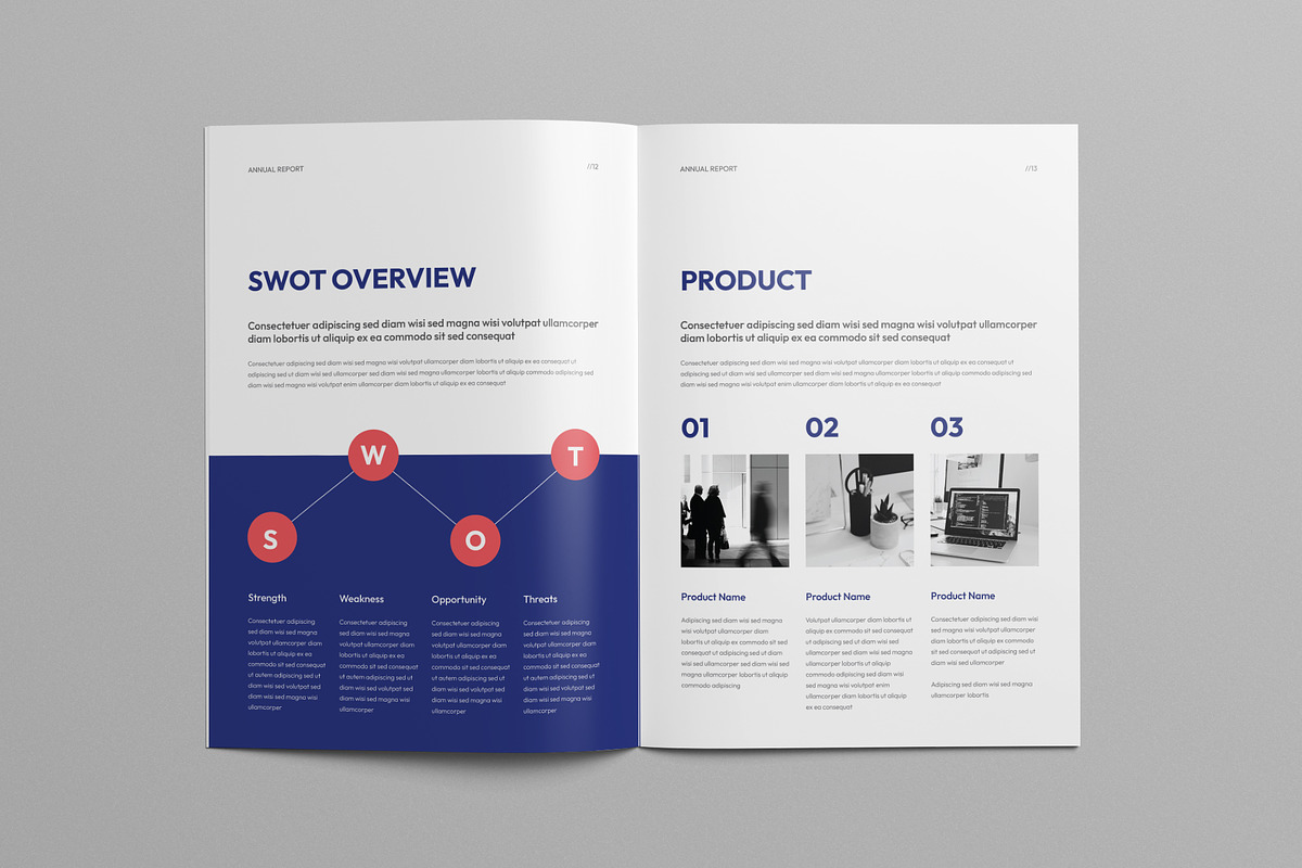 Annual Report, a Brochure Template by Pixelpick (Photo 7 of 9)
