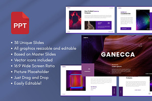 Ganecca Business PowerPoint Template, a Design Template by Rizki Herdian