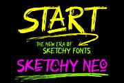Sketchy Neo, a Handwritten Font by BBtypeStudios (Thumbnail 2 of 14)