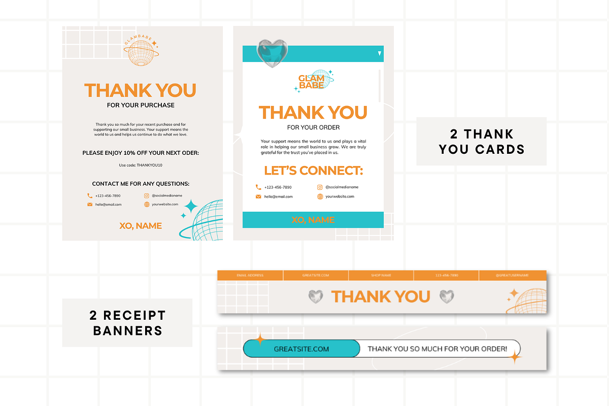 Y2k Etsy Shop Kit Template, a Branding & Logo Template by Anna Design Studio (Photo 5 of 8)