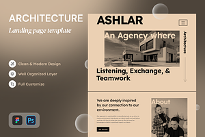 Ashlar Landing Page Template