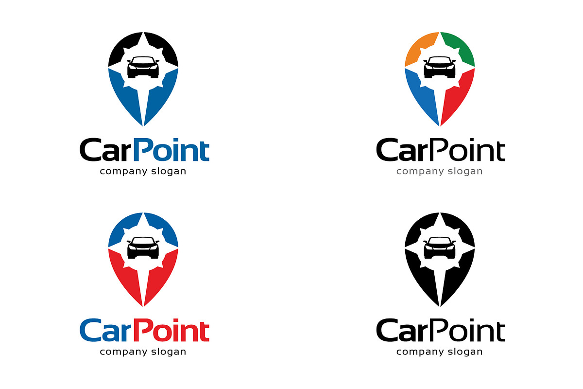 Car Point Logo Template, a Branding & Logo Template by gunaonedesign