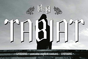 Sabbatic - Modern Doom Gothic Font, a Font by riff.type (Thumbnail 6 of 10)