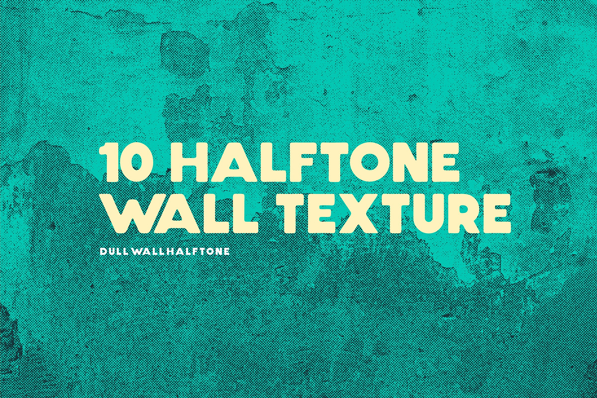 10 Halftone Wall Texture, a Texture Graphic by Bentype Studio (Photo 1 of 4)