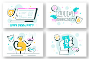 10 WiFi Security Wireless Technology, a Technology Illustration by denayunebgt (Thumbnail 2 of 4)
