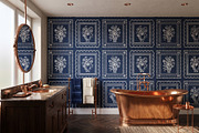 Seamless Blue Porcelain Pattern, a Pattern Graphic by Talip Memis (Thumbnail 11 of 12)