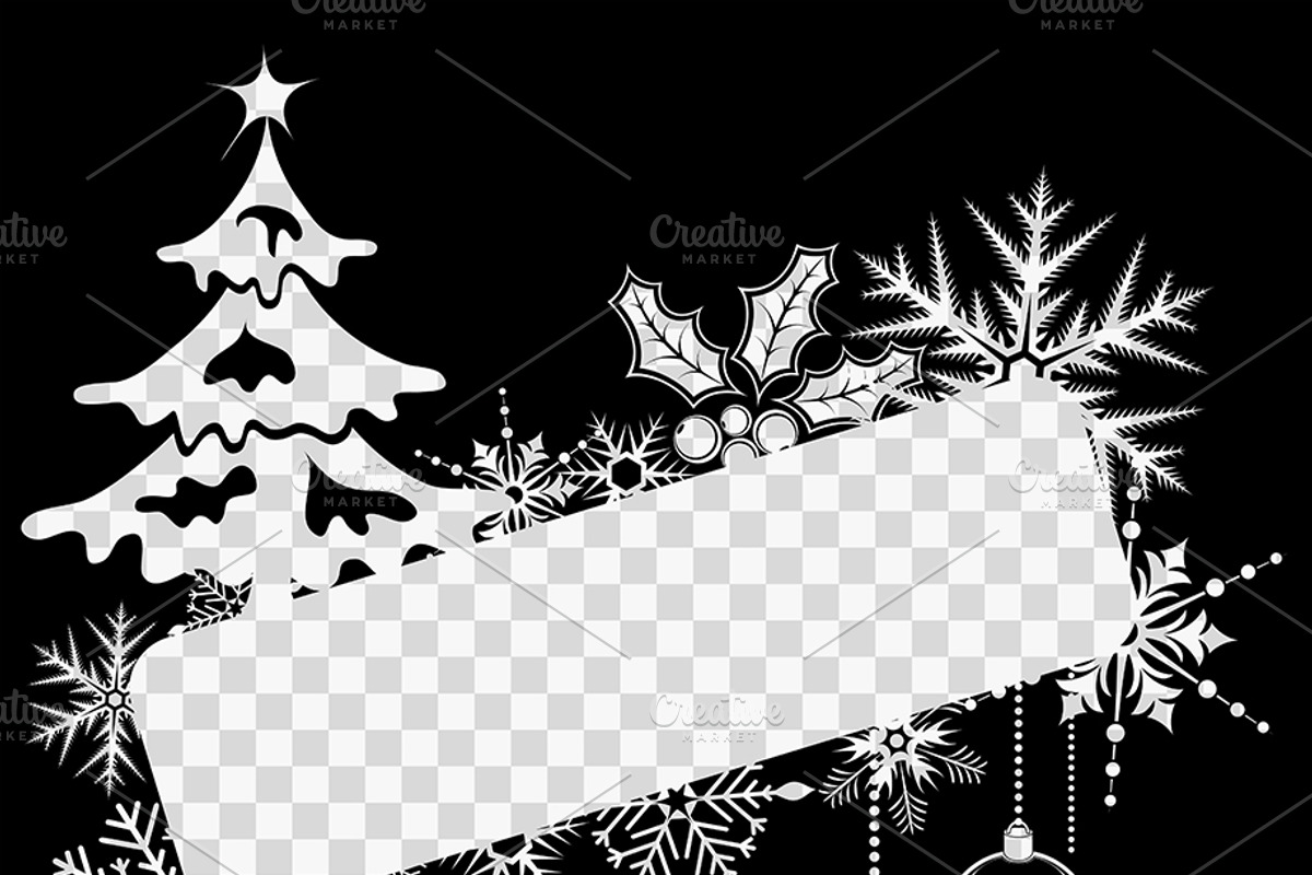 Christmas and New Year Frames, a Decorative Illustration by TAlex (Photo 4 of 6)