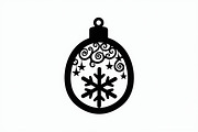 Christmas Ornament Design Bundle, an Object Graphic by balal (Thumbnail 4 of 13)