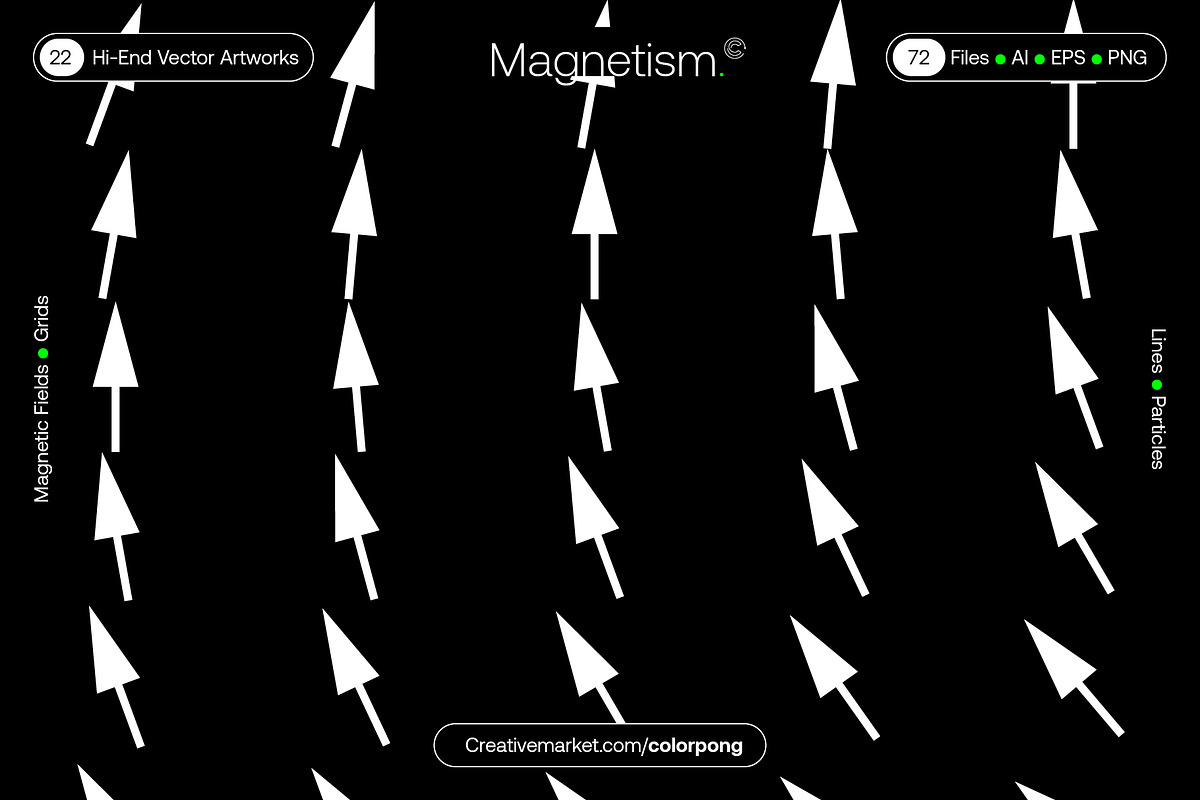 Magnetism - Vector Bundle, a Pattern Graphic by Colorpong (Photo 3 of 14)