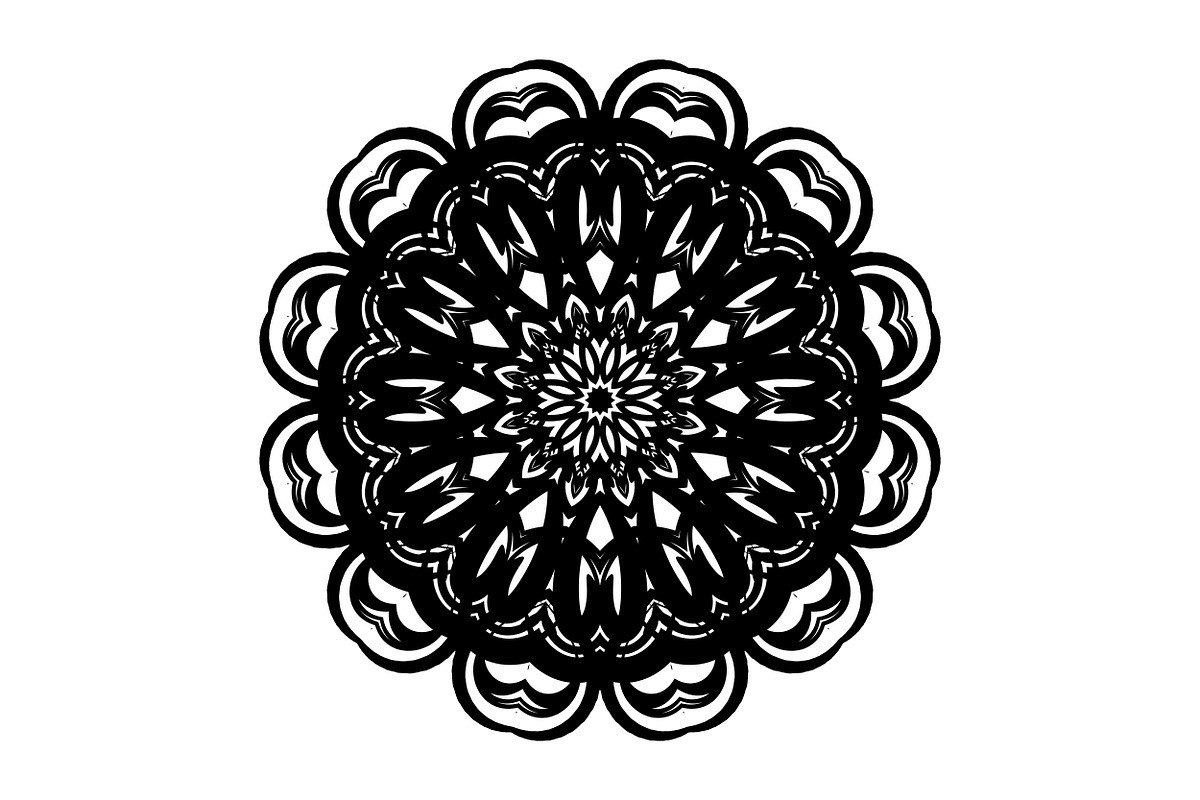 Decorative Mandala Digital Art Pack, a Decorative Illustration by NJ Himel (Photo 92 of 101)