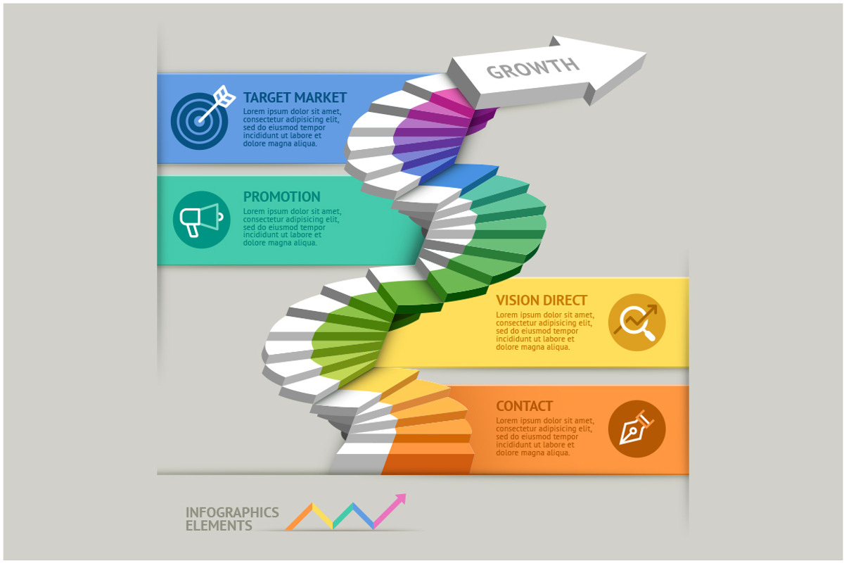 Steps to Starting Business Template., a Templates & Theme by Graphixmania