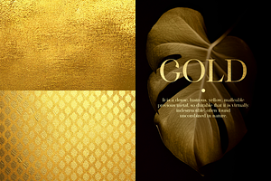 440 Gold & Metallic Textures Bundle