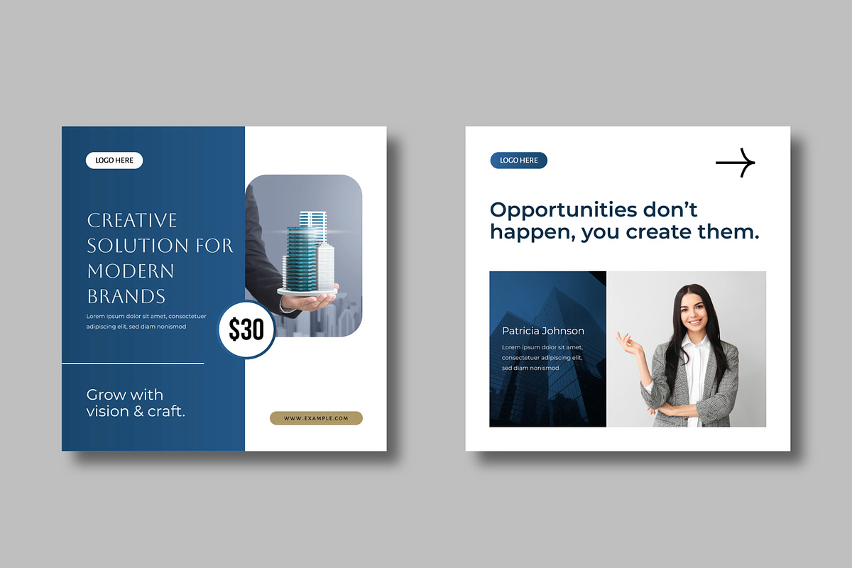 Corporate Business Social Media Post, a Social Media Template by MightyDesign (Photo 3 of 8)