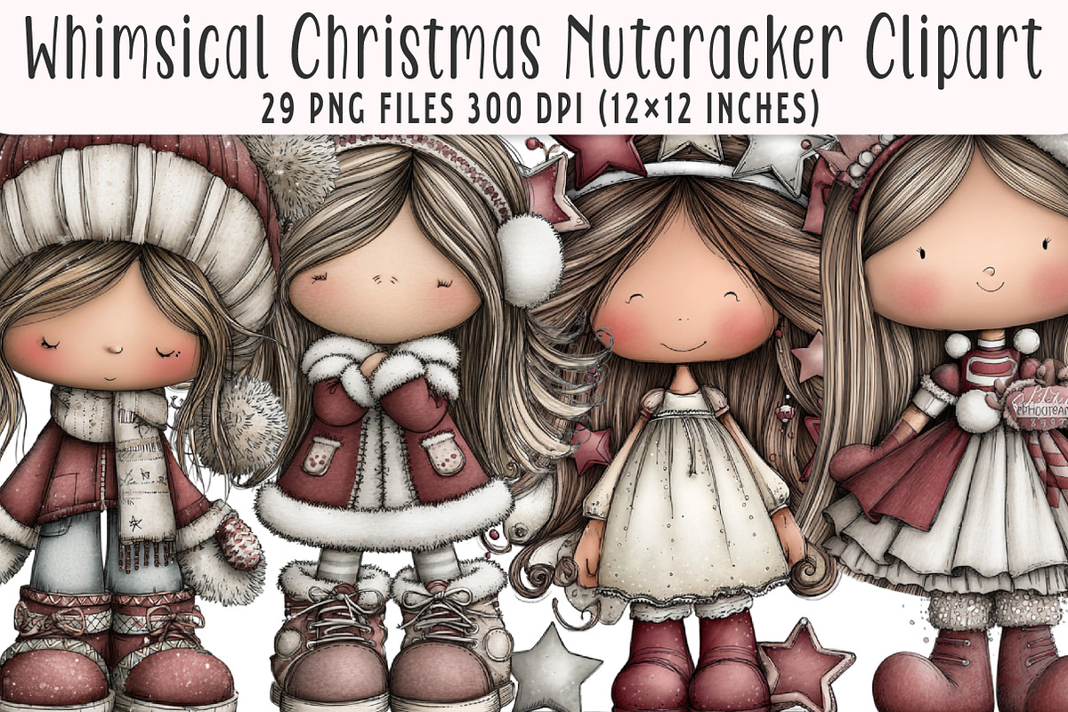 Whimsical Christmas Nutcracker PNG, an Illustration by SinaCreation (Photo 1 of 7)