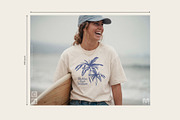 T-Shirt Mockup front view beach, a Shirt Mockup by The Blue Bird (Thumbnail 7 of 8)