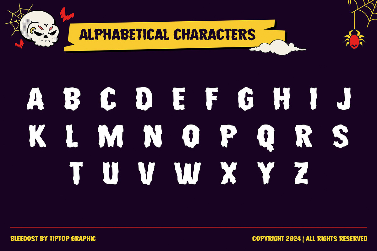 Bleedost – Halloween Display, a Sans Serif Font by Tiptop Graphic (Photo 2 of 10)