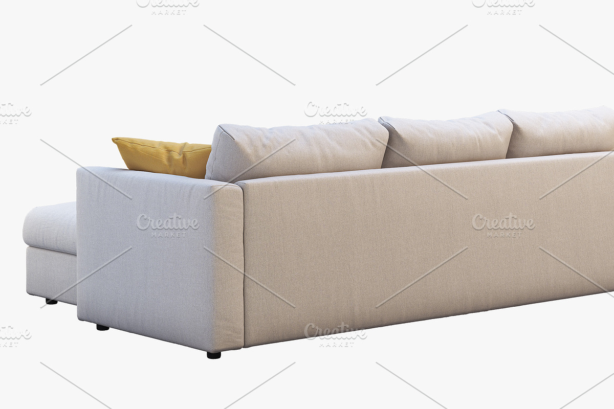 Three-seat sofa (2 options) 3D model, a Furniture 3D Model by 3dmitruk (Photo 6 of 16)