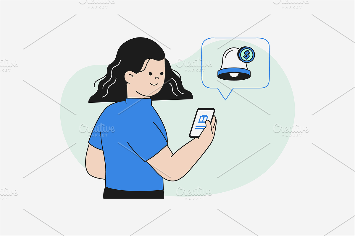 Payment Transaction Illustration, an Object Graphic by Jump Studio (Photo 8 of 12)