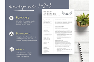 Pilot Resume & Cover Letter Template