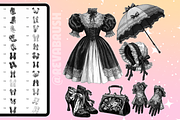 Procreate Vintage Clothes brushes, a Brush Add-On by Revabrush (Thumbnail 4 of 10)
