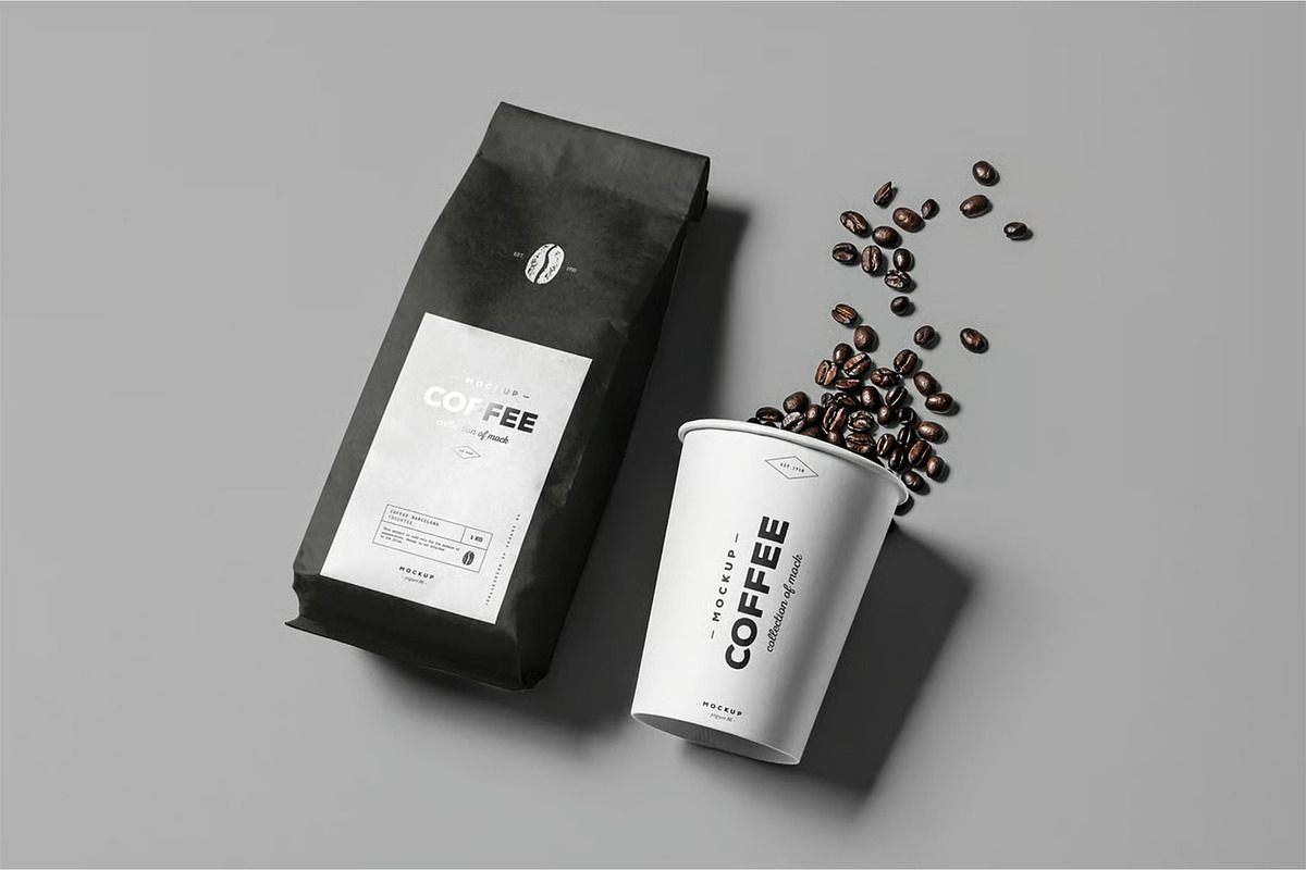 Coffe Mock-up, a Product Mockup by zippypixelstudio (Photo 6 of 7)