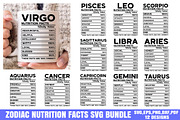 Zodiac Birthday Nutrition Facts SVG, a Graphic by Designer302 (Thumbnail 1 of 13)