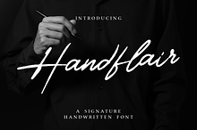 Handflair Signature Font
