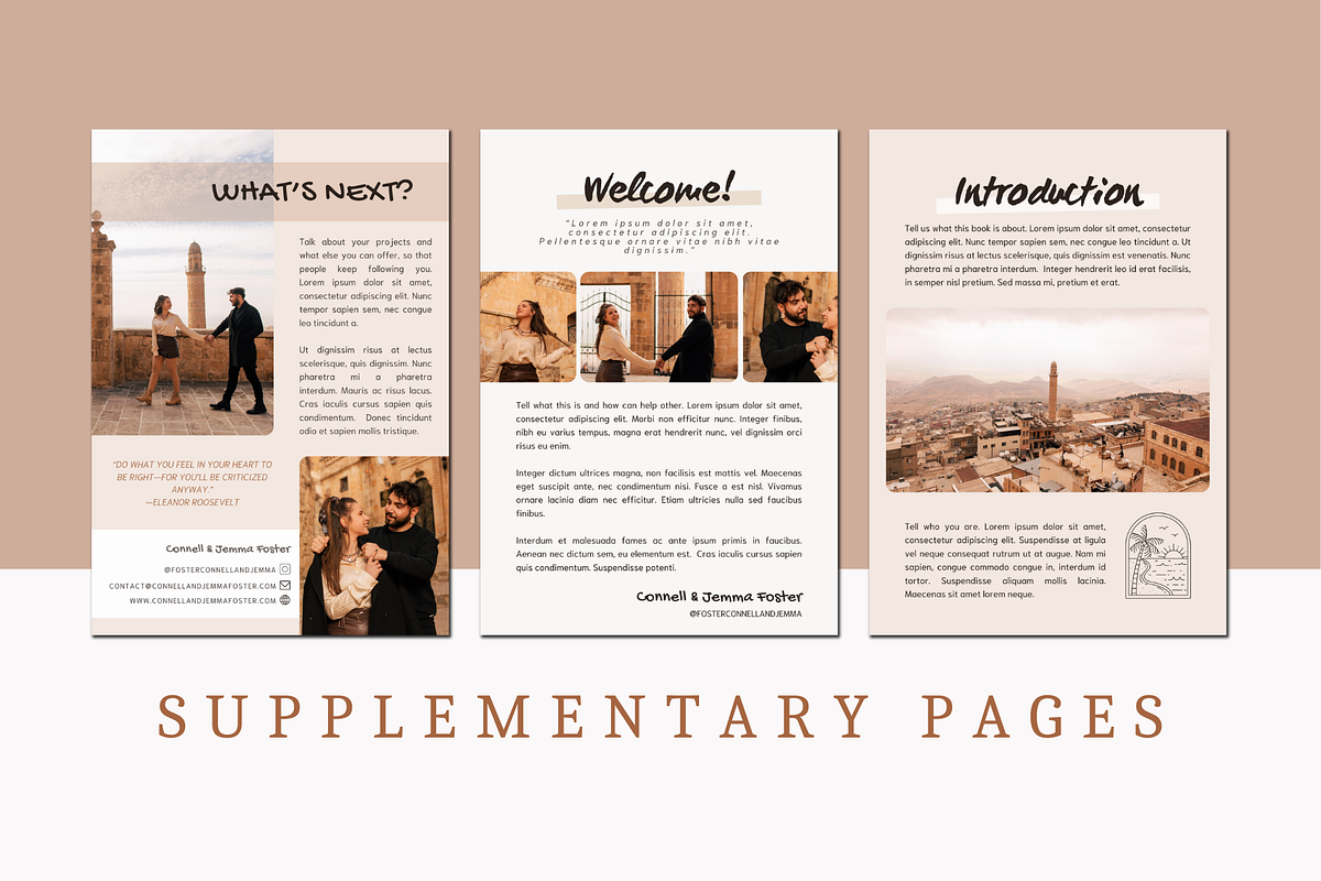 WORKBOOK CANVA TEMPLATE, a Print Template by The Little Lily Studio (Photo 2 of 5)