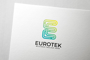 Eurotek Letter E Logo