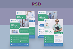 Medical Flyer Template, a Flyer Template by Lakhan1998