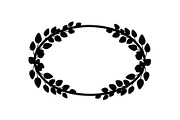 Botanical Oval Wreath Frame Bundle, an Illustration by Designer_Momina (Thumbnail 39 of 51)