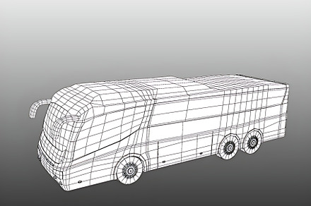 Bus 3D Model, a Cars & Vehicle 3D Model by theresumepark