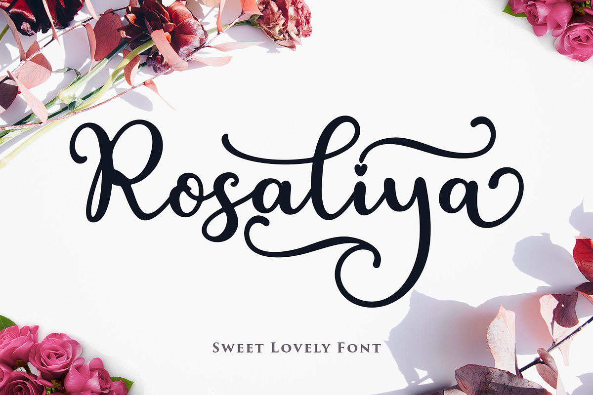 Rosaliya script preview 2
