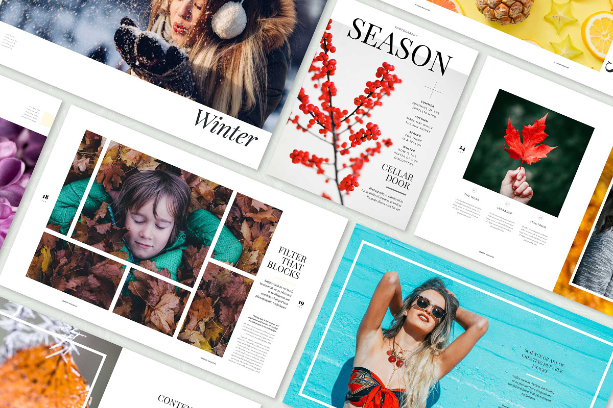 SEASON Travel / Photography Magazine, a Magazine Template by Wolfgang Design (Photo 2 of 11)