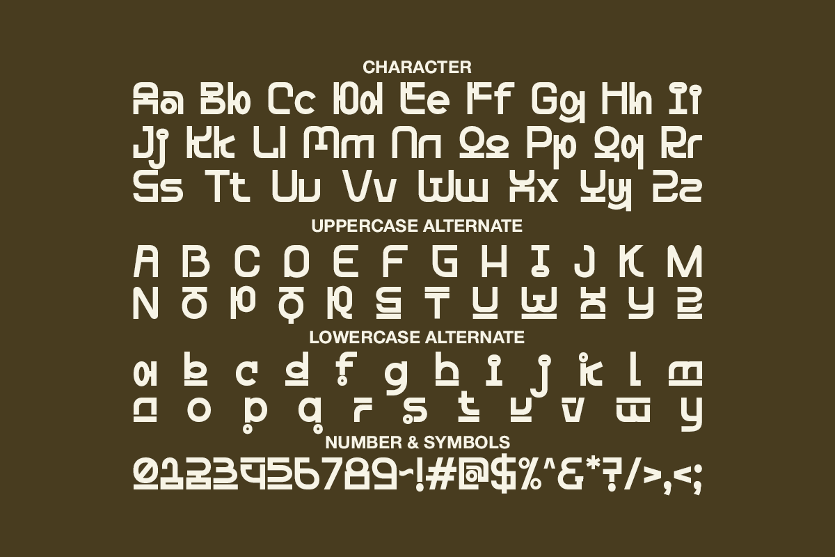 Hanjaku Namseo - Korean Typeface, a Sans Serif Font by Pandeka Studio (Photo 9 of 9)