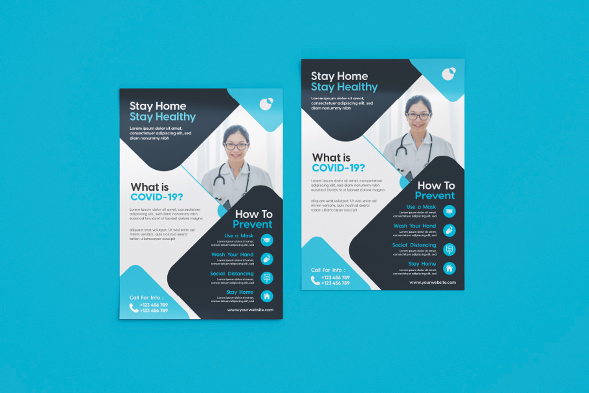 Madical flyer design for sale, a Flyer Template by Workhu