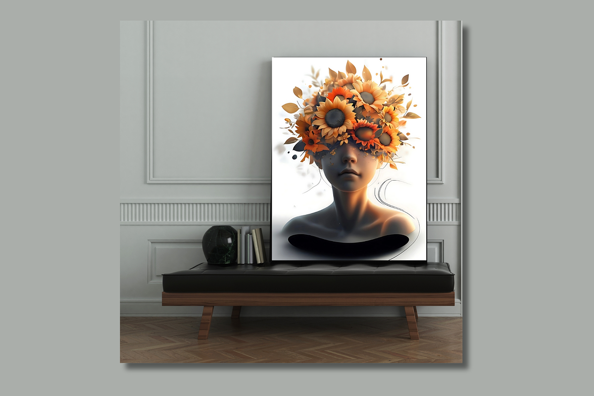 Abstract Floral Wall Art, an Abstract Photo by FakhiiDesigns (Photo 2 of 4)