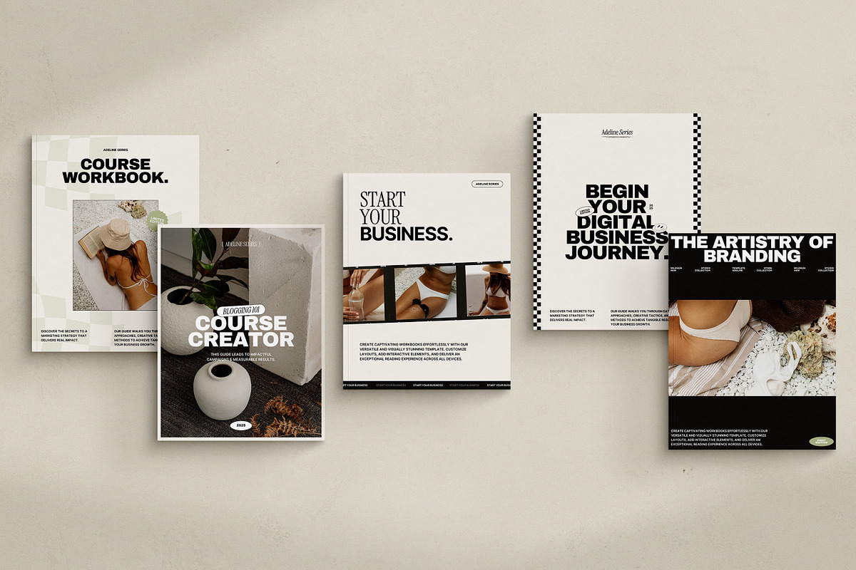 ADE / 2in1 Ebook & Workbook Kit, a Magazine Template by Wildnun Studio (Photo 21 of 46)