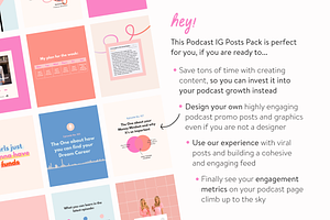 Podcast Posts Template Pack